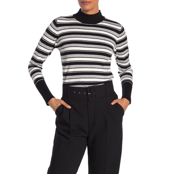 T Tahari Sweaters - ⭐️⭐️⭐️ T. Tahari Multi Stripe Sweater ⭐️⭐️⭐️